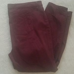 Burgundy Pants